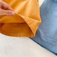 Load image into Gallery viewer, 2 Pieces Set Baby Kid Girls Checked Tops And Solid Color Jumpsuits Wholesale 22060880
