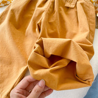 Load image into Gallery viewer, 2 Pieces Set Baby Kid Girls Checked Tops And Solid Color Jumpsuits Wholesale 22060880
