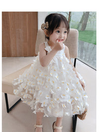 Load image into Gallery viewer, Baby Kid Girls Butterfly Animals Cartoon Bow Dresses Wholesale 220610103
