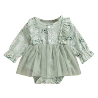 Load image into Gallery viewer, Baby Girls Flower Rompers Wholesale 220610127

