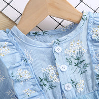Load image into Gallery viewer, Baby Girls Flower Rompers Wholesale 220610127
