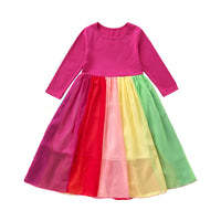 Load image into Gallery viewer, Baby Kid Girls Rainbow Dresses Wholesale 22061013
