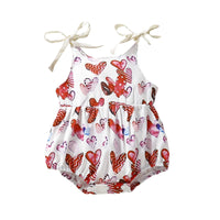 Load image into Gallery viewer, Baby Girls Love heart Rompers Wholesale 220610135
