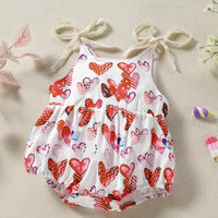 Load image into Gallery viewer, Baby Girls Love heart Rompers Wholesale 220610135
