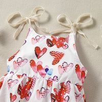 Load image into Gallery viewer, Baby Girls Love heart Rompers Wholesale 220610135
