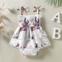 Load image into Gallery viewer, Baby Girls Print Rompers Wholesale 220610141
