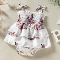 Load image into Gallery viewer, Baby Girls Print Rompers Wholesale 220610141
