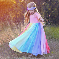 Load image into Gallery viewer, Baby Kid Girls Rainbow Dresses Wholesale 22061021
