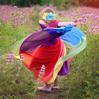 Load image into Gallery viewer, Baby Kid Girls Rainbow Dresses Wholesale 22061021

