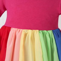 Load image into Gallery viewer, Baby Kid Girls Rainbow Dresses Wholesale 22061021
