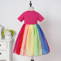 Load image into Gallery viewer, Baby Kid Girls Rainbow Dresses Wholesale 22061021
