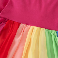 Load image into Gallery viewer, Baby Kid Girls Rainbow Dresses Wholesale 22061021
