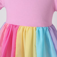 Load image into Gallery viewer, Baby Kid Girls Rainbow Dresses Wholesale 22061021
