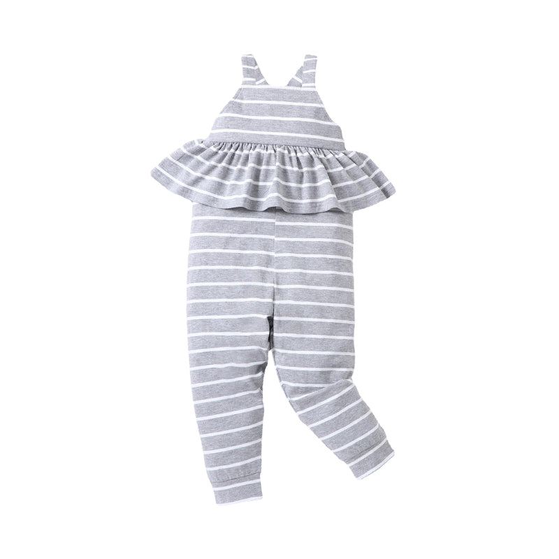 Baby Kid Unisex Striped Color-blocking Jumpsuits Wholesale 220610260