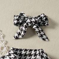 Load image into Gallery viewer, Baby Girls Color-blocking Bow Rompers Wholesale 220610265
