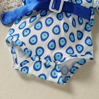 Load image into Gallery viewer, Baby Girls Print Rompers Wholesale 220610307
