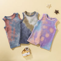 Load image into Gallery viewer, Baby Unisex Tie Dye Rompers Wholesale 220610315
