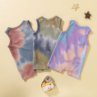 Load image into Gallery viewer, Baby Unisex Tie Dye Rompers Wholesale 220610315
