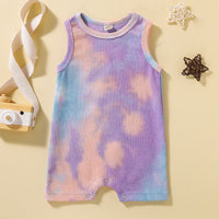 Load image into Gallery viewer, Baby Unisex Tie Dye Rompers Wholesale 220610315

