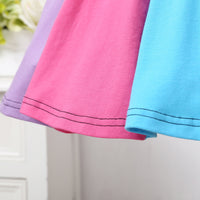 Load image into Gallery viewer, Baby Kid Girls Color-blocking Rainbow Dresses Wholesale 22061034
