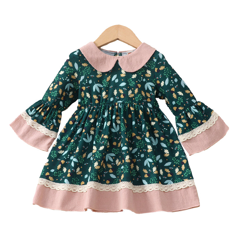 Baby Girls Flower Dresses Wholesale 220610423