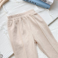 Load image into Gallery viewer, 2 Pieces Set Baby Kid Girls Solid Color Tops And Pants Wholesale 220610453
