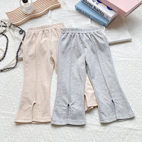 Load image into Gallery viewer, 2 Pieces Set Baby Kid Girls Solid Color Tops And Pants Wholesale 220610453
