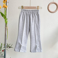 Load image into Gallery viewer, 2 Pieces Set Baby Kid Girls Solid Color Tops And Pants Wholesale 220610453
