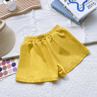 Load image into Gallery viewer, 2 Pieces Set Baby Kid Girls Solid Color Polo Shirts And Shorts Wholesale 220610473
