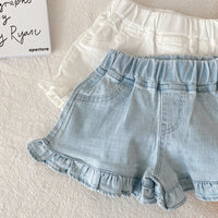 Load image into Gallery viewer, Baby Kid Girls Solid Color Jeans Shorts Wholesale 220610489
