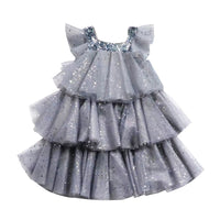 Load image into Gallery viewer, Baby Kid Girls Solid Color Dresses Wholesale 220610494
