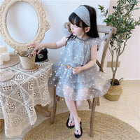 Load image into Gallery viewer, Baby Kid Girls Solid Color Dresses Wholesale 220610494
