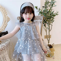 Load image into Gallery viewer, Baby Kid Girls Solid Color Dresses Wholesale 220610494

