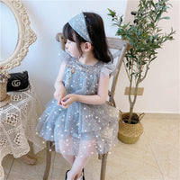 Load image into Gallery viewer, Baby Kid Girls Solid Color Dresses Wholesale 220610494
