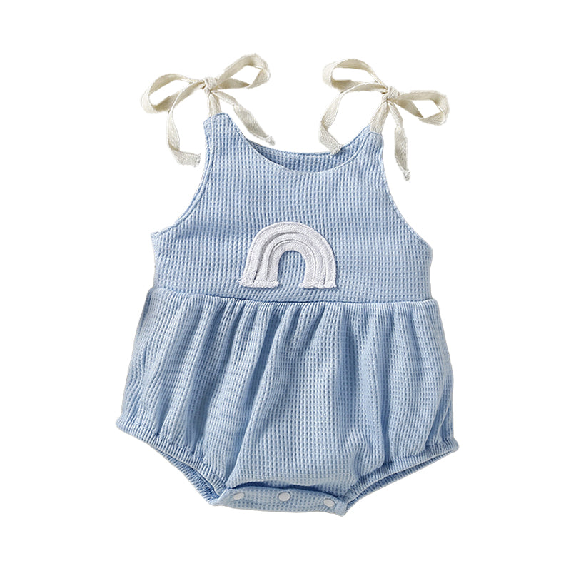 Baby Unisex Solid Color Rompers Wholesale 220610503