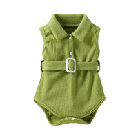 Load image into Gallery viewer, Baby Girls Solid Color Rompers Wholesale 220610521
