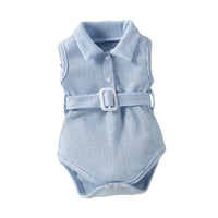 Load image into Gallery viewer, Baby Girls Solid Color Rompers Wholesale 220610521
