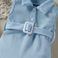 Load image into Gallery viewer, Baby Girls Solid Color Rompers Wholesale 220610521
