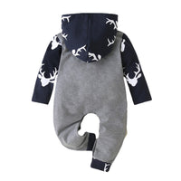 Load image into Gallery viewer, Baby Unisex Color-blocking Animals Print Jumpsuits Wholesale 220610594
