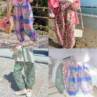 Load image into Gallery viewer, Baby Kid Unisex Flower Fruit Print Pants Wholesale 220608349
