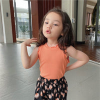Load image into Gallery viewer, Baby Kid Girls Solid Color Tops Wholesale 22060836
