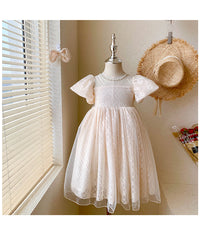 Load image into Gallery viewer, Baby Kid Girls Solid Color Bow Dresses Wholesale 220530411
