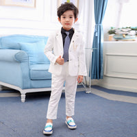 Load image into Gallery viewer, 2 Pieces Set Baby Kid Boys Dressy Birthday Party Solid Color Jackets Outwears And Pants Wholesale 22061312
