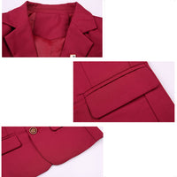 Load image into Gallery viewer, 2 Pieces Set Baby Kid Boys Dressy Birthday Party Solid Color Jackets Outwears And Pants Wholesale 22061312
