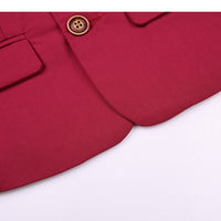 Load image into Gallery viewer, 2 Pieces Set Baby Kid Boys Dressy Birthday Party Solid Color Jackets Outwears And Pants Wholesale 22061312
