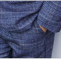 Load image into Gallery viewer, 4 Pieces Set Baby Kid Boys Dressy Birthday Party Solid Color Shirts And Checked Jackets Outwears And Pants And Bow Others accessories Wholesale 22061316
