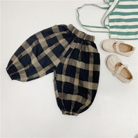 Load image into Gallery viewer, Baby Kid Unisex Checked Pants Wholesale 220613258
