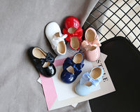 Load image into Gallery viewer, Baby Kid Girls Solid Color Bow Shoes Wholesale 22061327
