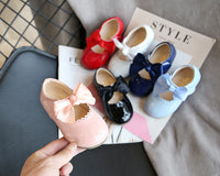 Load image into Gallery viewer, Baby Kid Girls Solid Color Bow Shoes Wholesale 22061327
