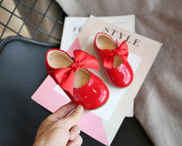 Load image into Gallery viewer, Baby Kid Girls Solid Color Bow Shoes Wholesale 22061327
